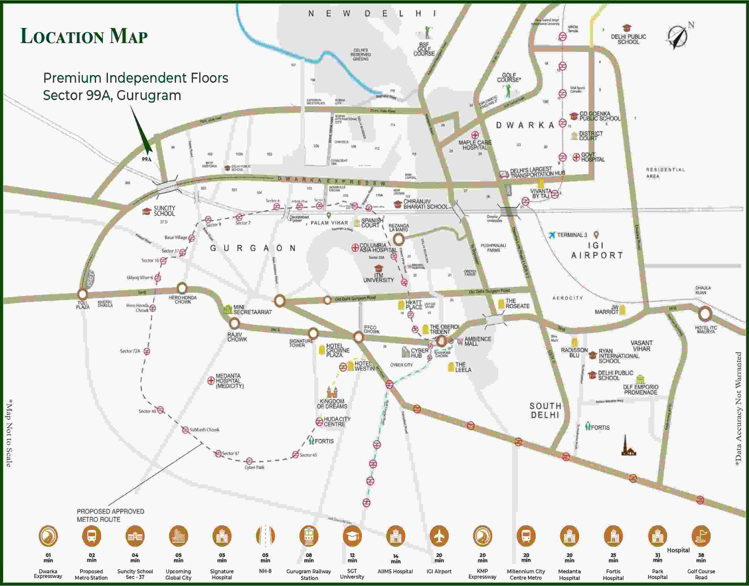 Vaas Aspire location map